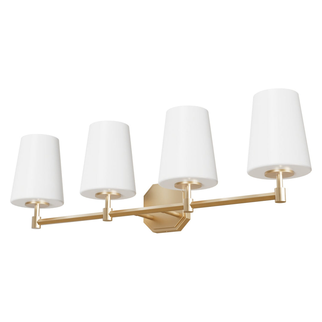 Nolita Four Light Vanity in Alturas Gold