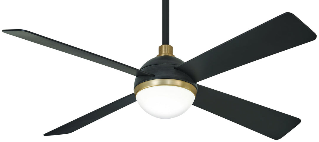 Orb Led 54" Ceiling Fan in Soft Brass
