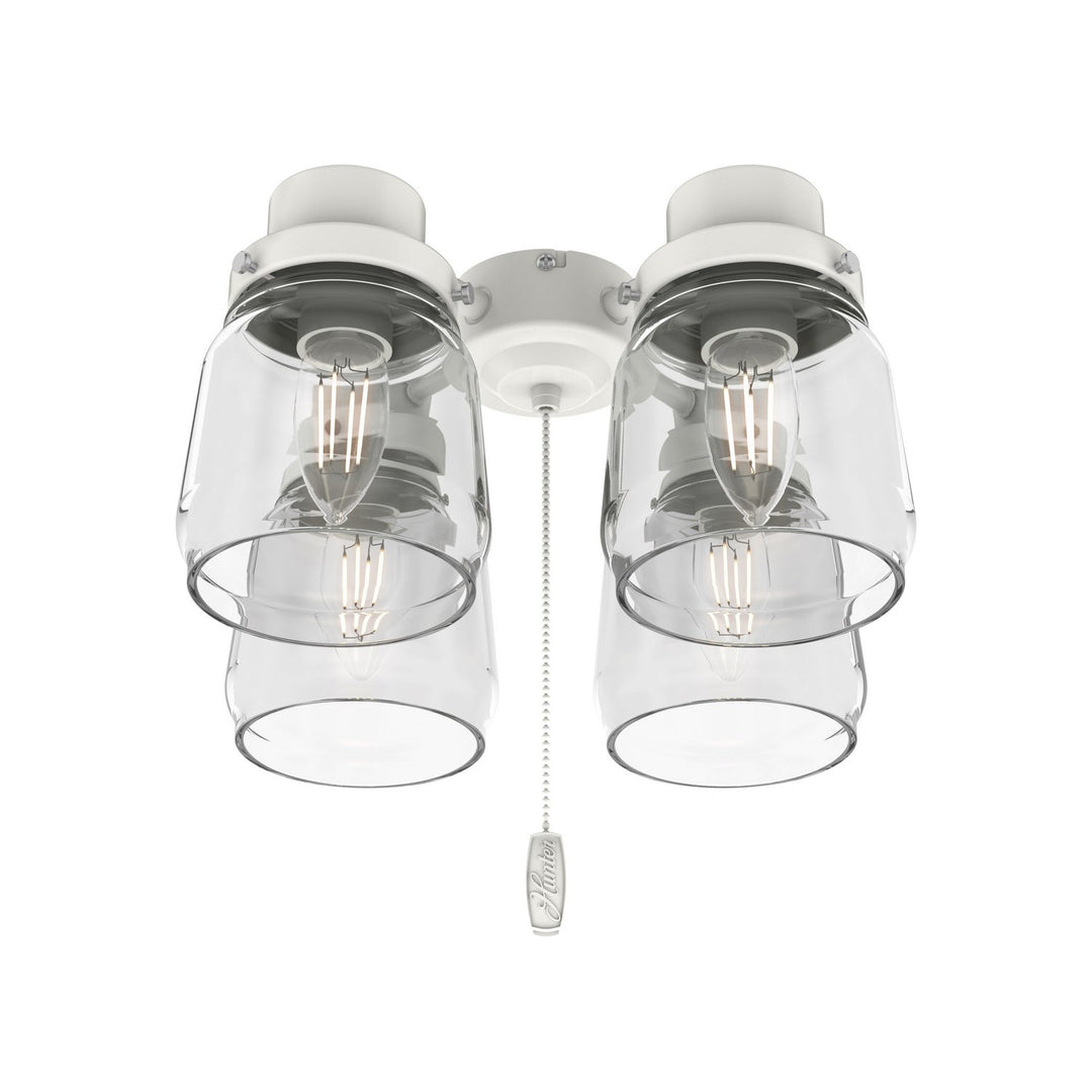 Original Four Light Fitter in White