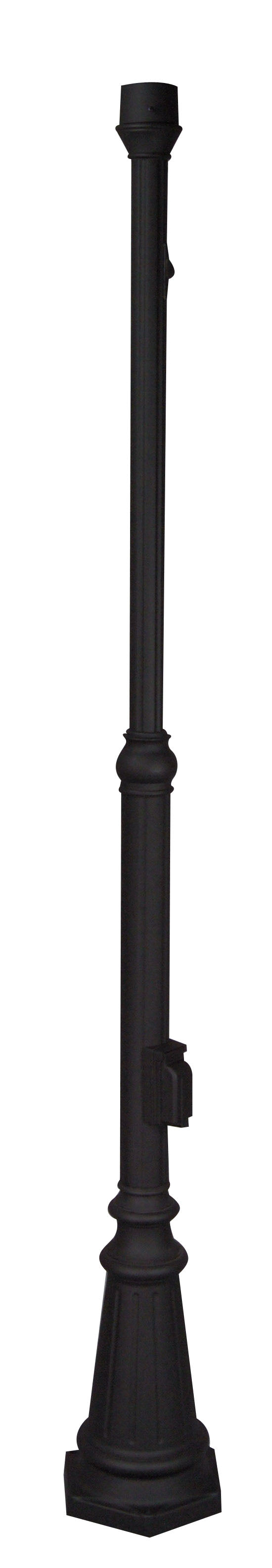 Pad Mounts Posts 80" Pad Mount Post in Textured Black