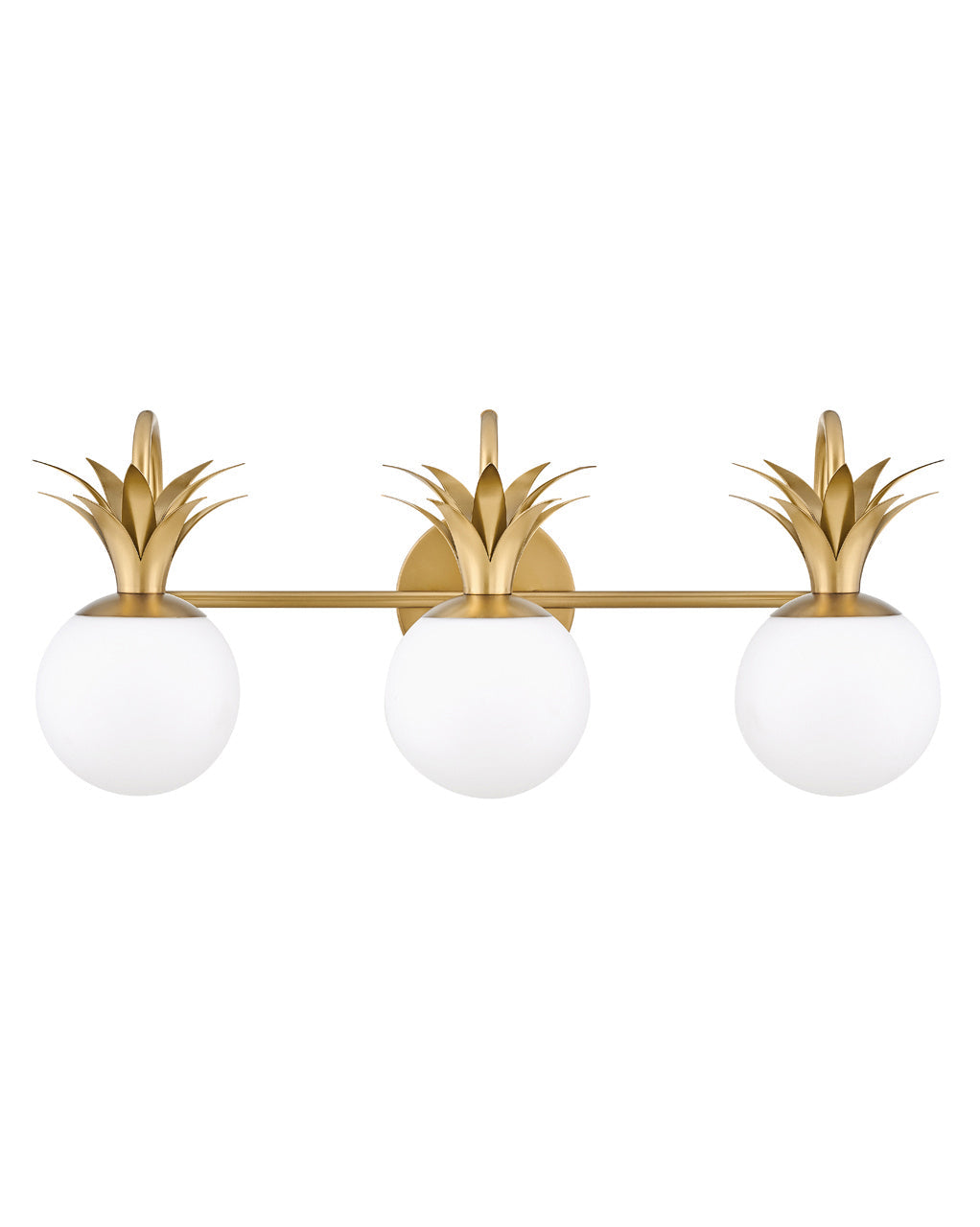 Palma LED Vanity in Heritage Brass