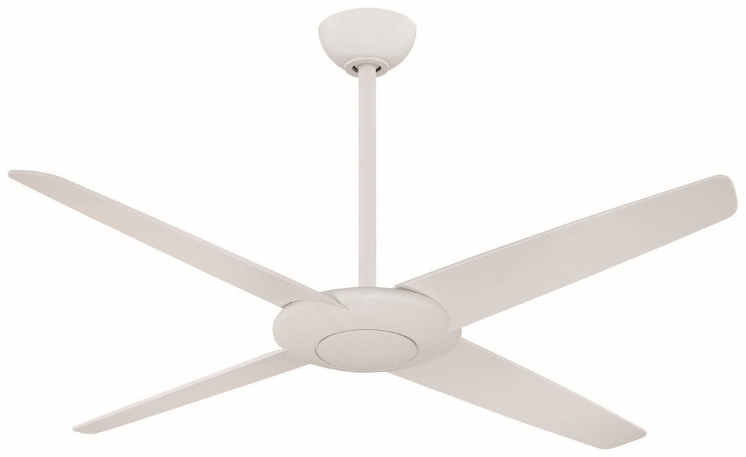 Pan Cake DC 52" Ceiling Fan in Flat White