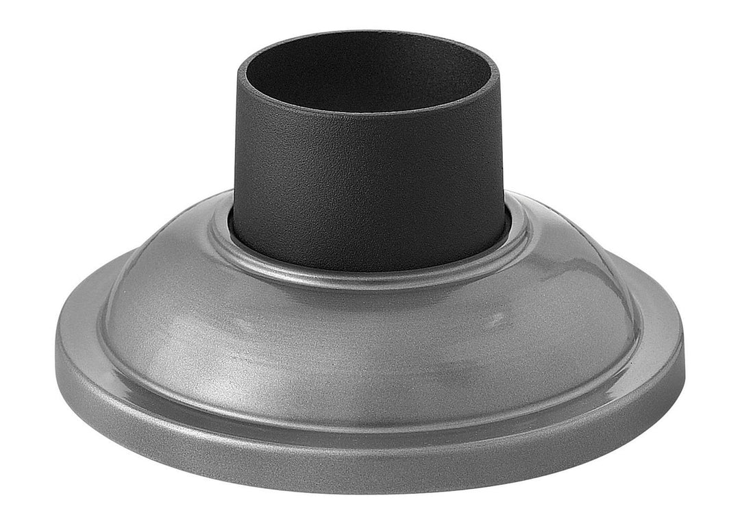Pier Mount Base in Hematite