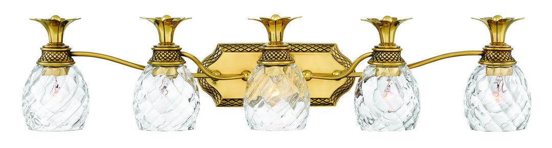 Plantation LED Bath in Burnished Brass