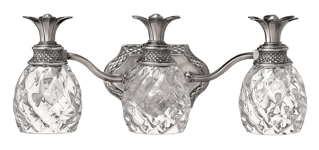 Plantation LED Bath in Polished Antique Nickel