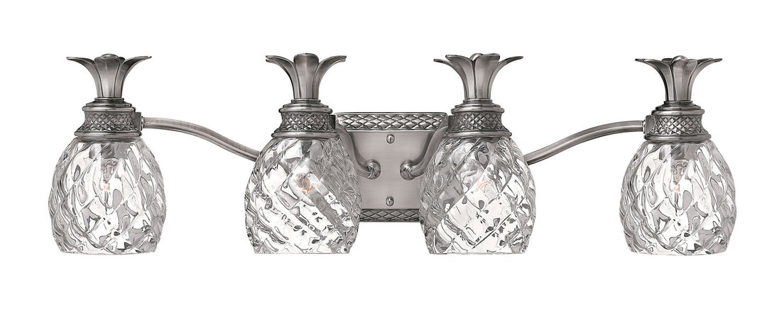 Plantation LED Bath in Polished Antique Nickel