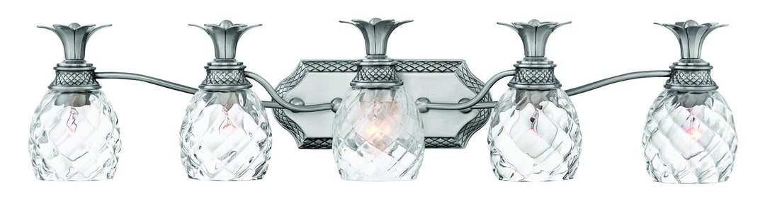 Plantation LED Bath in Polished Antique Nickel
