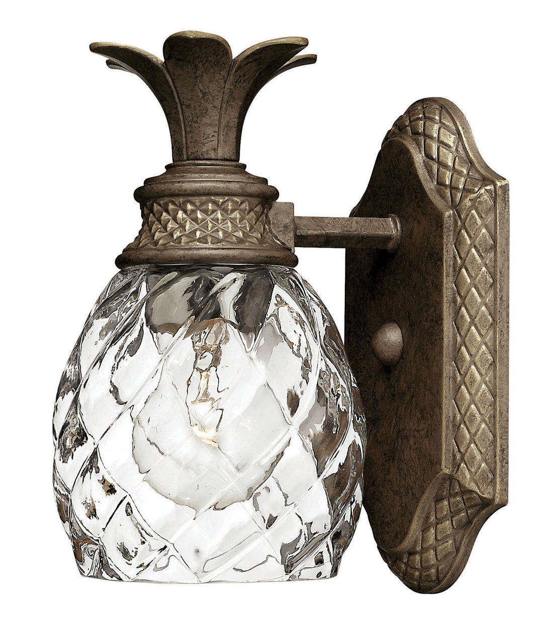 Plantation LED Bath Sconce in Pearl Bronze