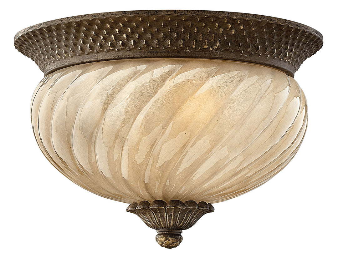 Plantation LED Flush Mount in Pearl Bronze