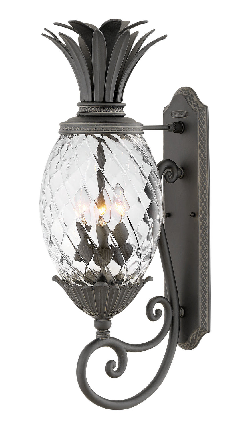 Plantation LED Outdoor Lantern in Museum Black