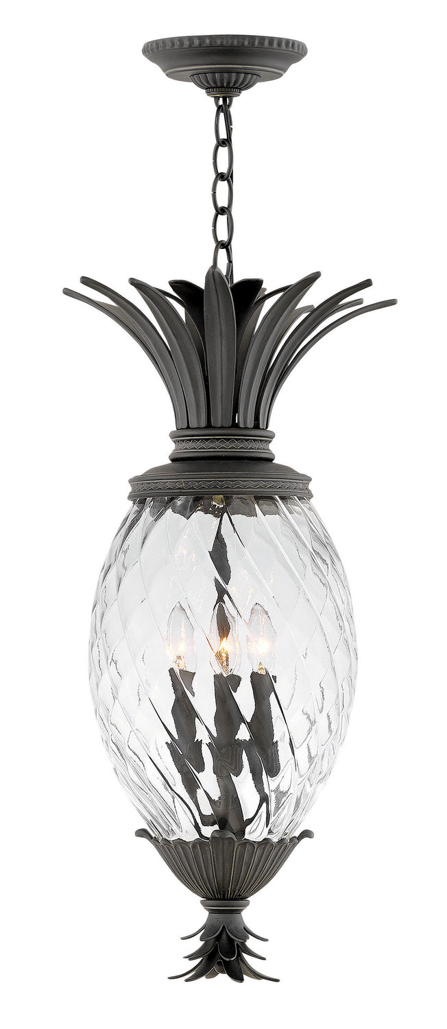 Plantation LED Outdoor Lantern in Museum Black