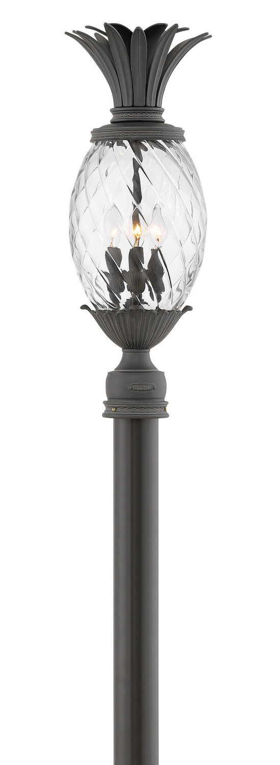 Plantation LED Outdoor Lantern in Museum Black