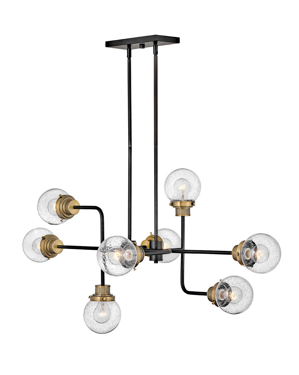 Poppy LED Chandelier in Black