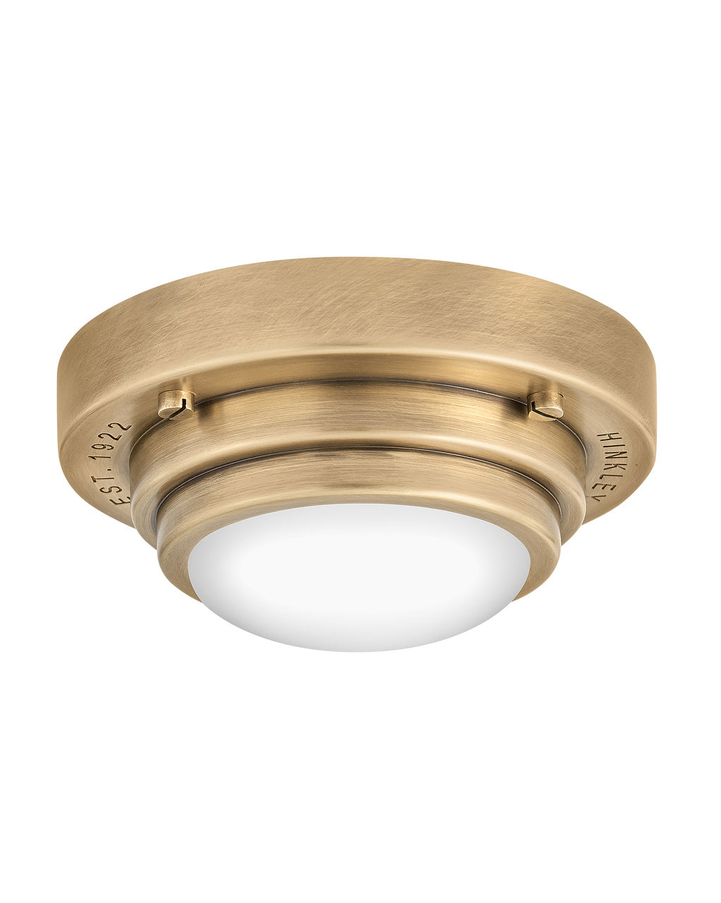 Porte LED Flush Mount/Wall Sconce in Heritage Brass