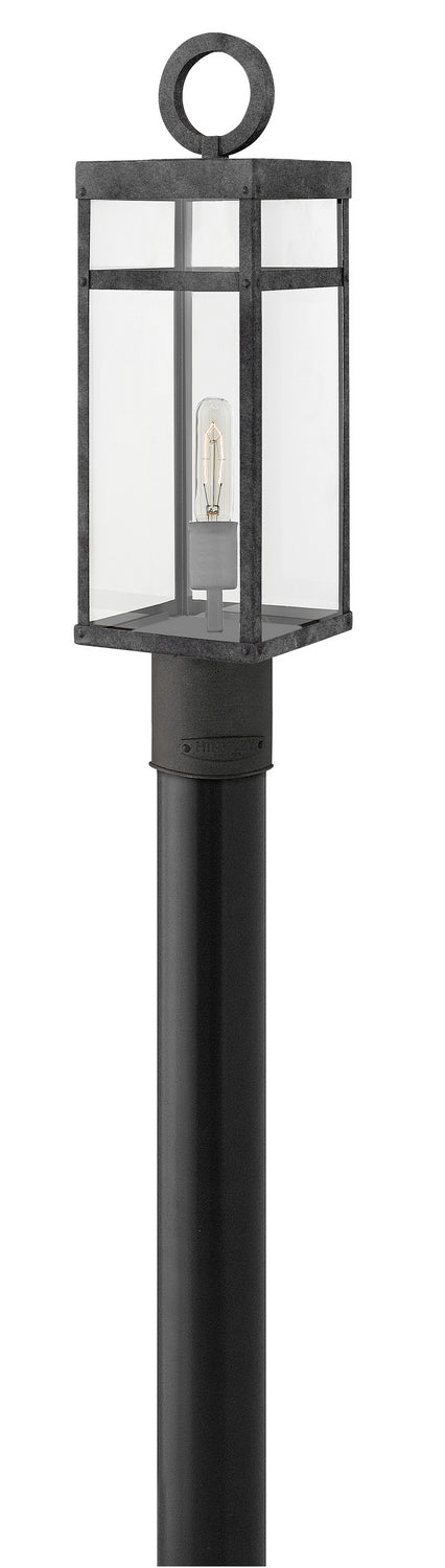 Porter LED Post Top/ Pier Mount in Aged Zinc