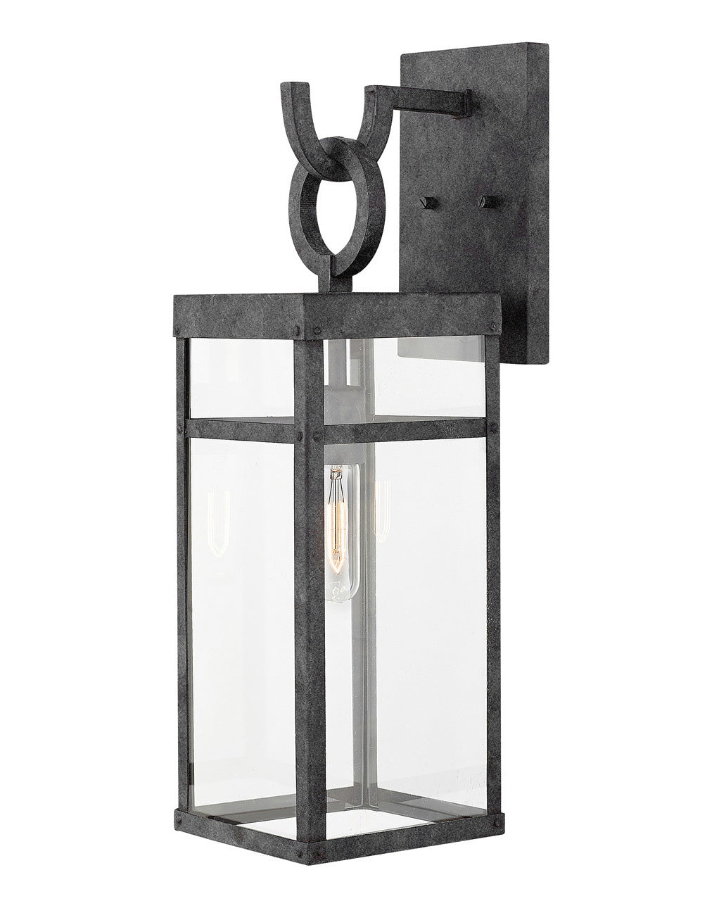 Porter LED Wall Mount in Aged Zinc