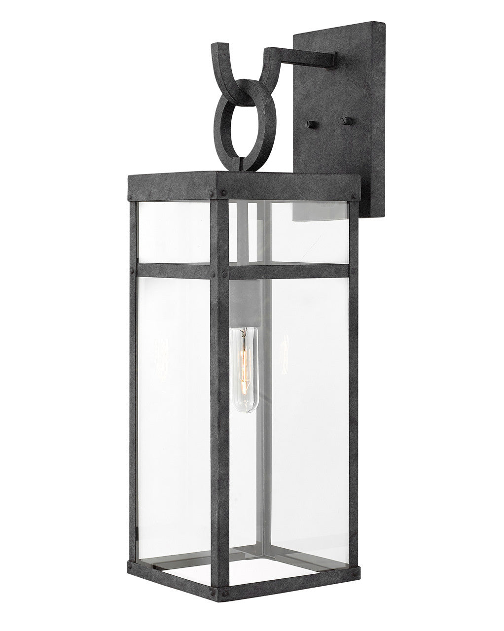 Porter LED Wall Mount in Aged Zinc