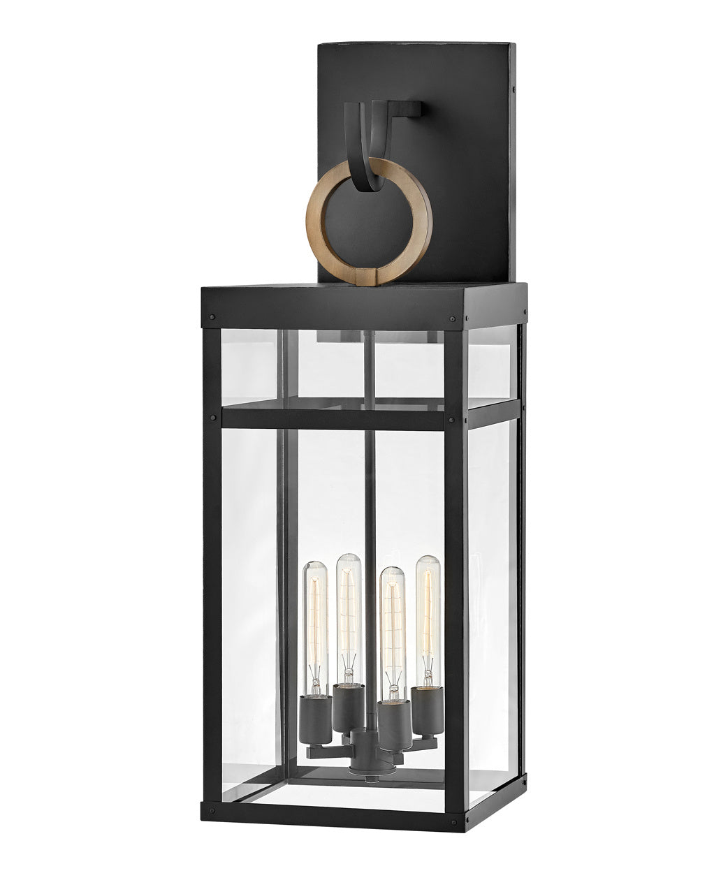 Porter LED Wall Mount in Black