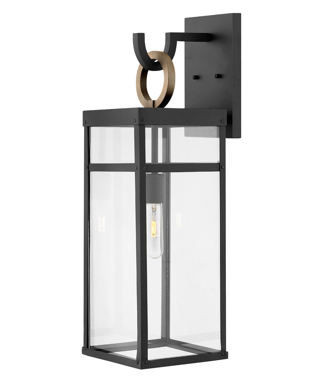 Porter LED Wall Mount in Black