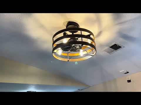 Minka Aire Audrey 26" Fandelier with Dimmable LED light and Remote Control