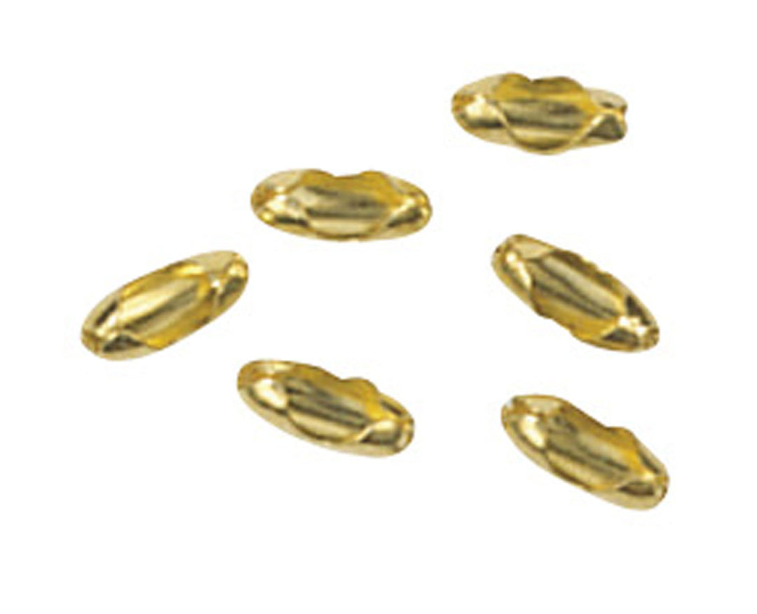 Pull Chain Connectors Bead Chain Connector in Burnished Brass