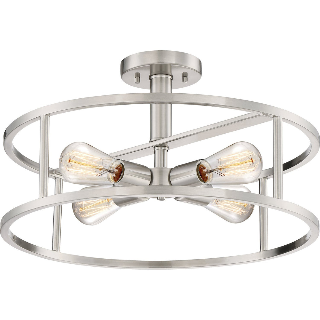 Quoizel Four Light Semi-Flush Mount