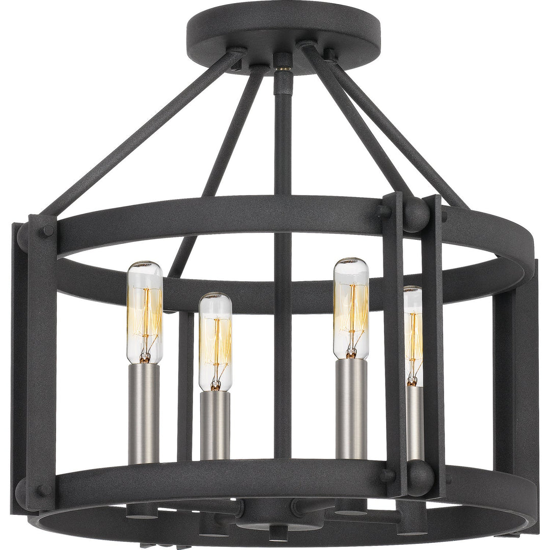 Quoizel Four Light Semi-Flush Mount