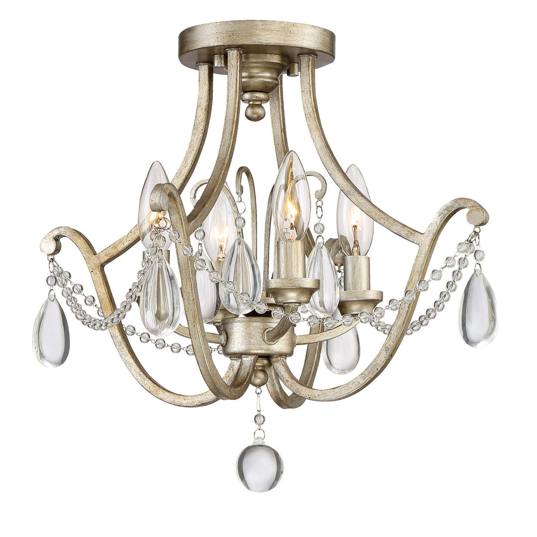 Quoizel Four Light Semi-Flush Mount