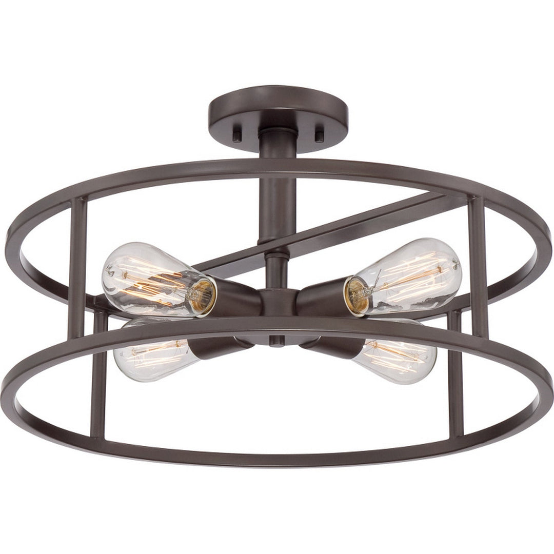 Quoizel Four Light Semi-Flush Mount