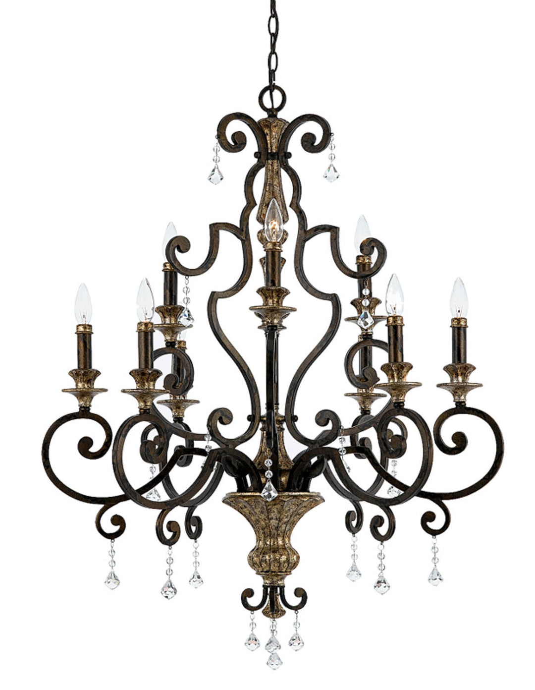 Quoizel Nine Light Chandelier