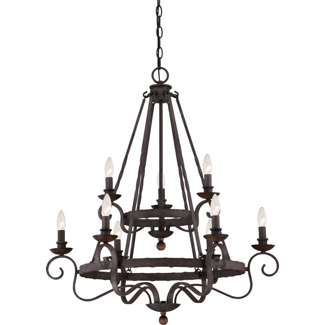 Quoizel Nine Light Chandelier