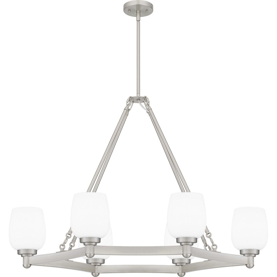 Quoizel Six Light Linear Chandelier