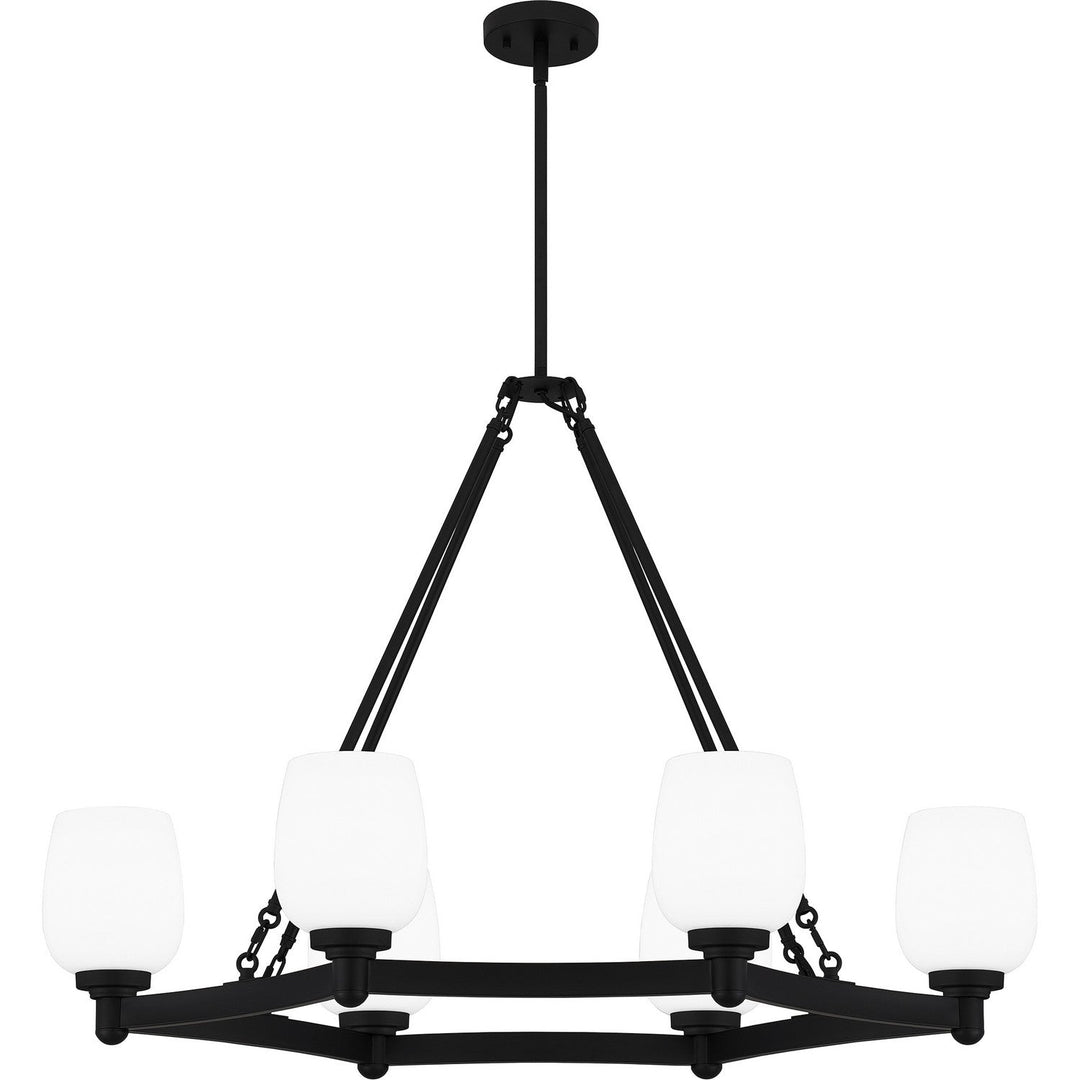 Quoizel Six Light Linear Chandelier