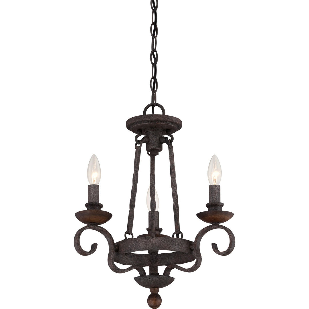 Quoizel Three Light Chandelier