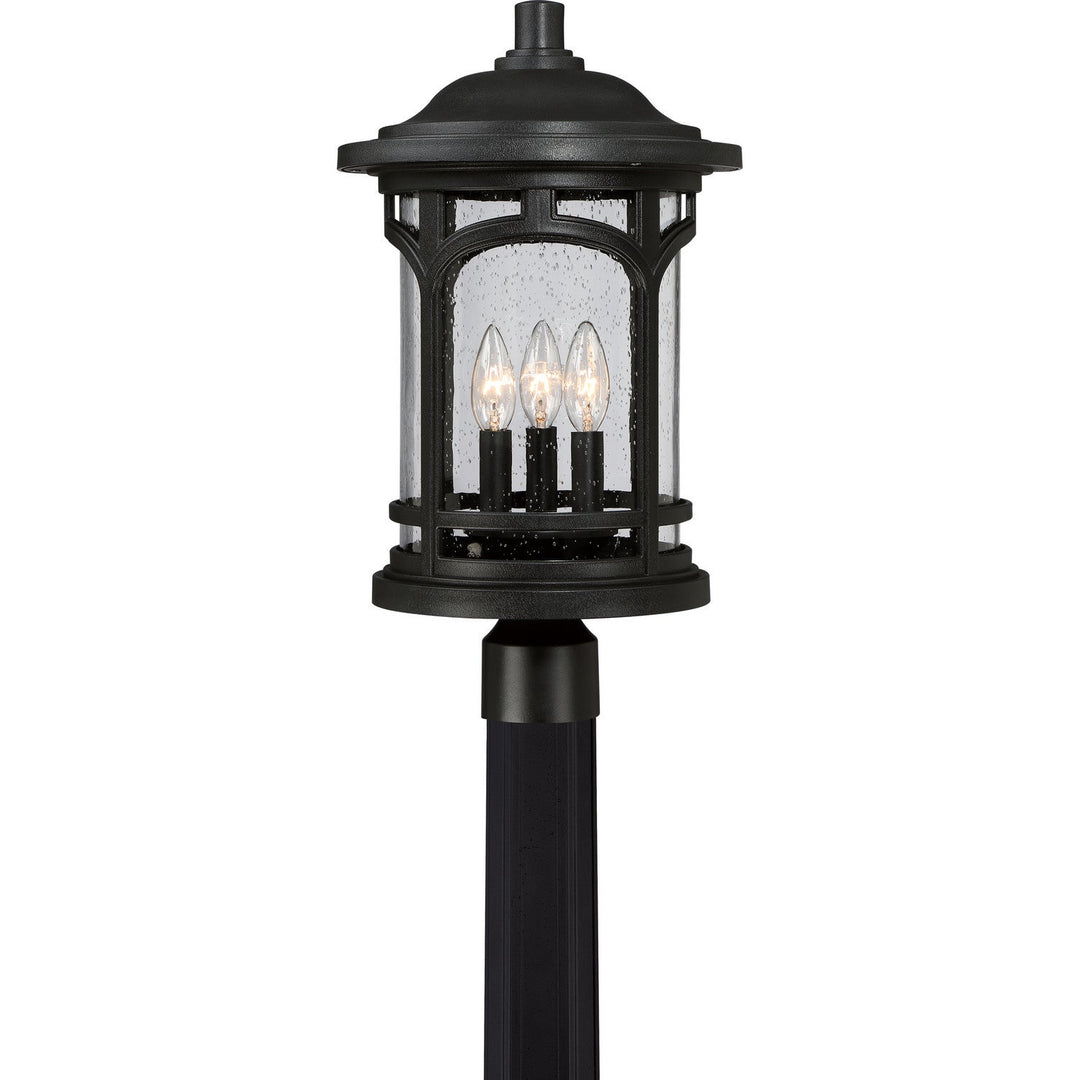 Quoizel Three Light Outdoor Post Lantern