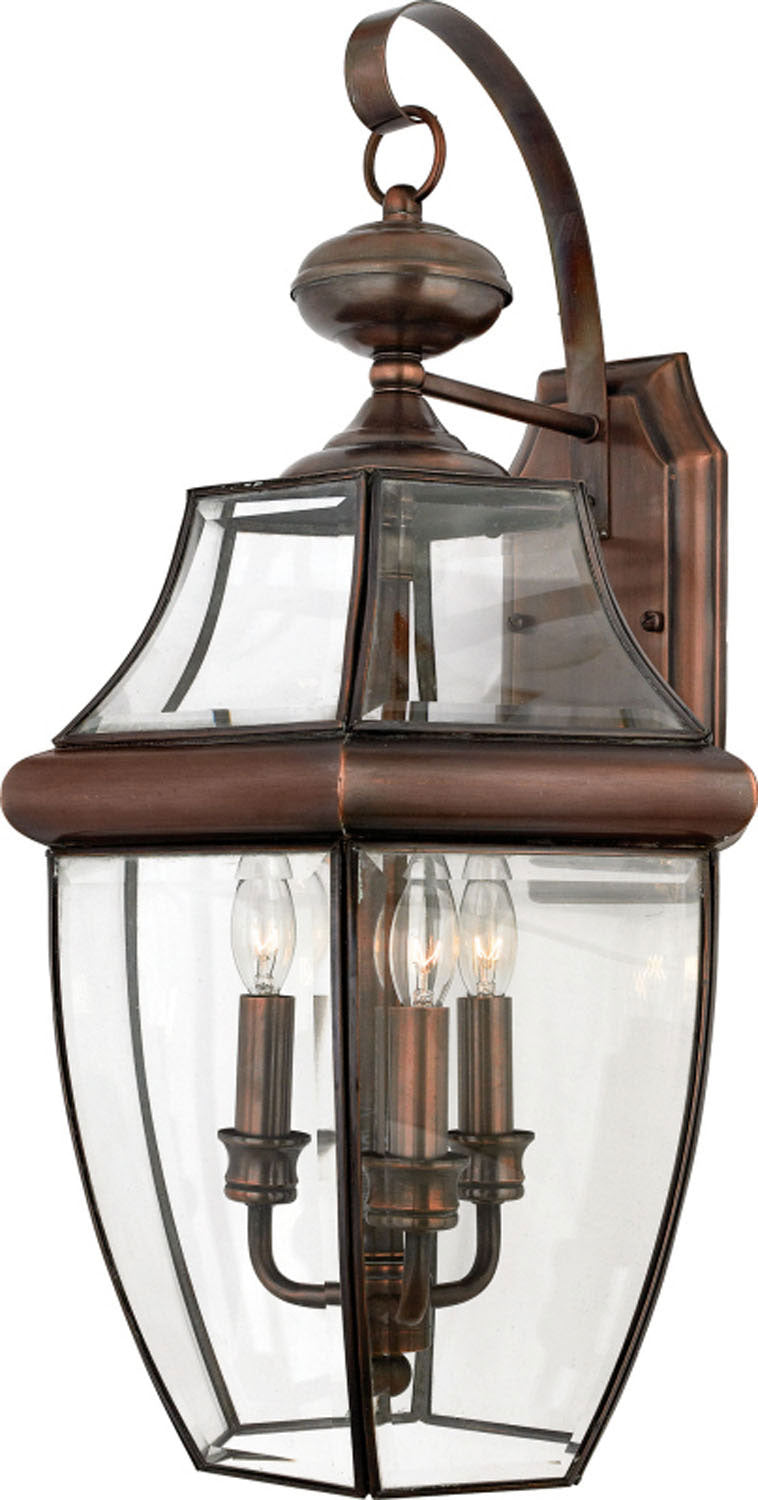 Quoizel Three Light Outdoor Wall Lantern