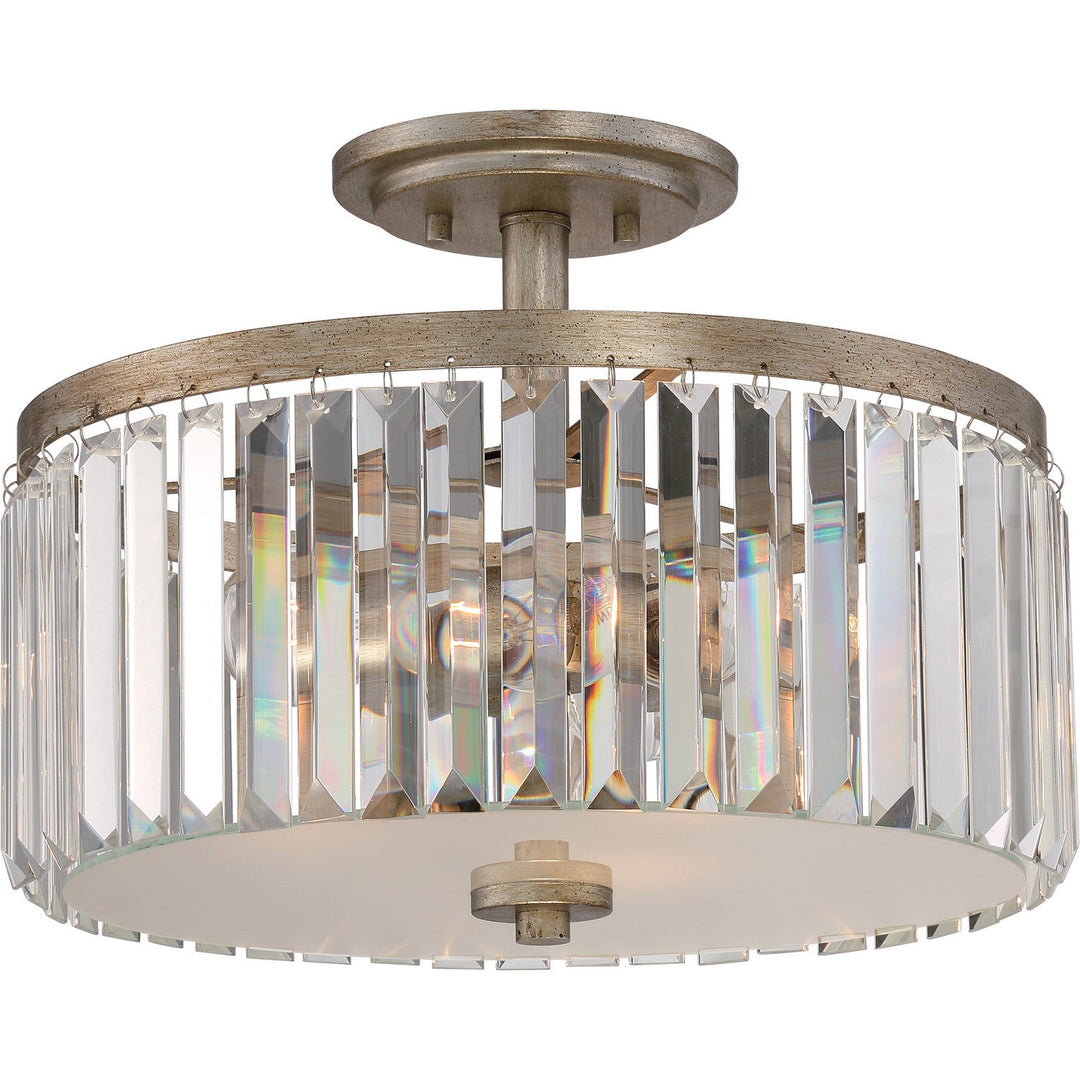 Quoizel Three Light Semi-Flush Mount