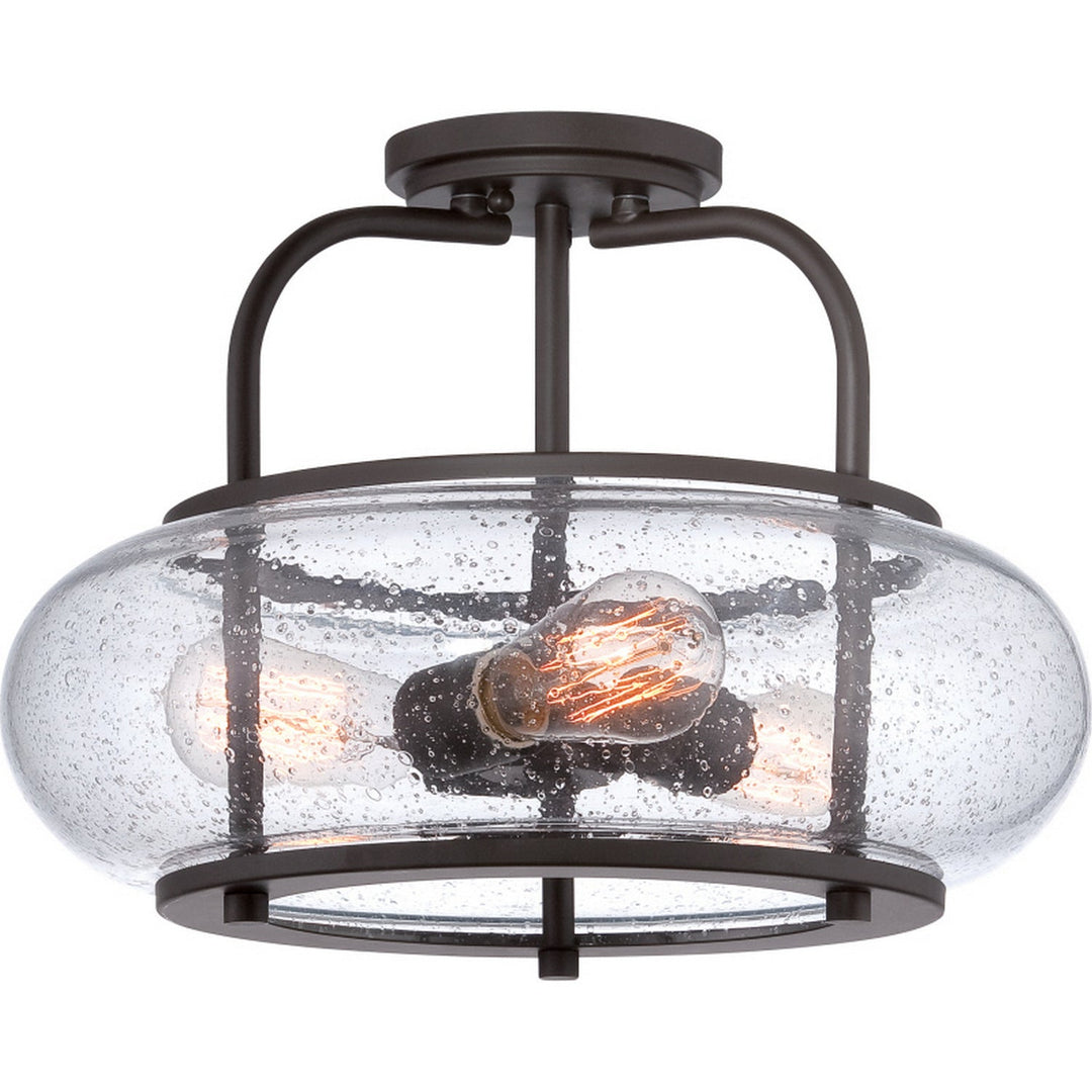 Quoizel Three Light Semi-Flush Mount