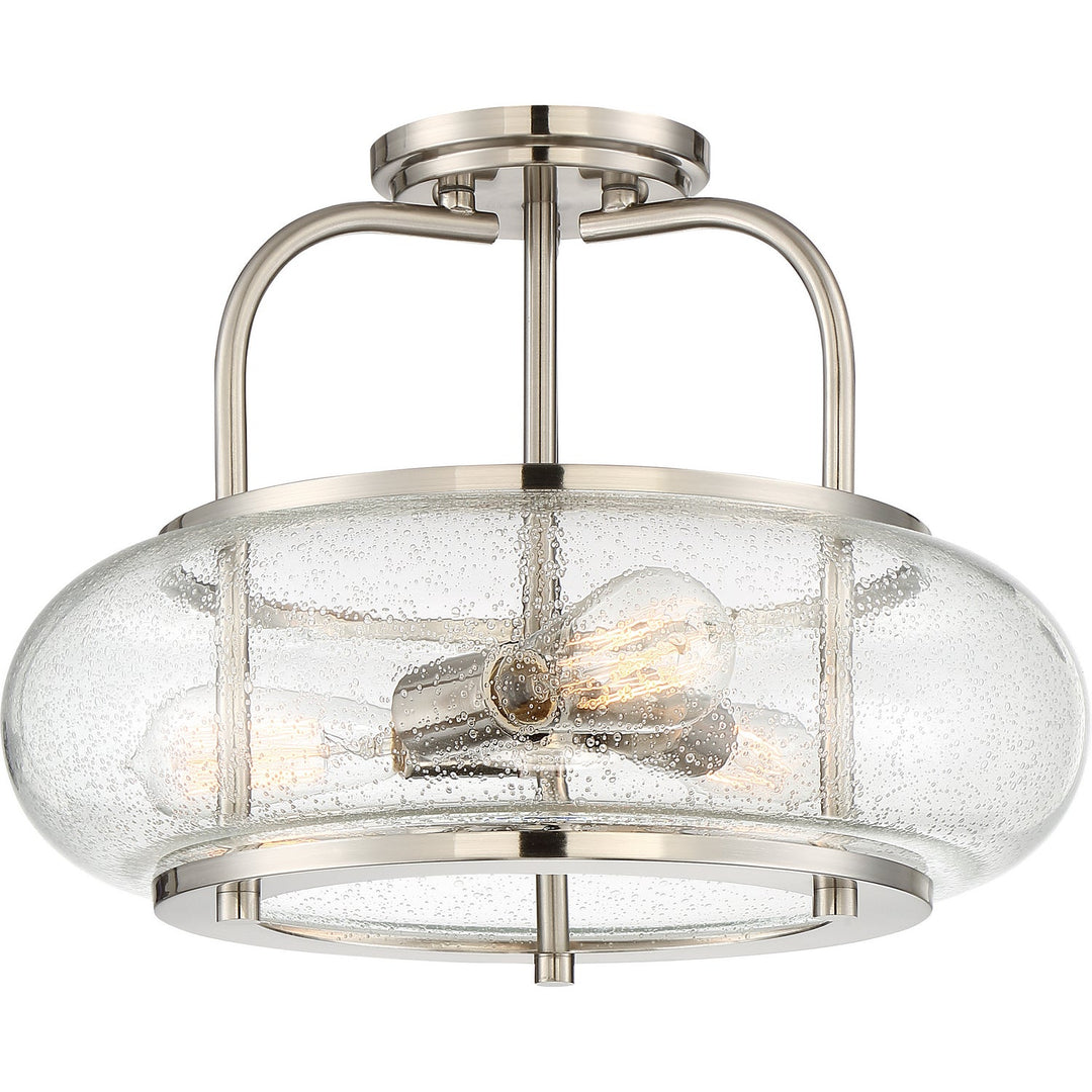 Quoizel Three Light Semi-Flush Mount