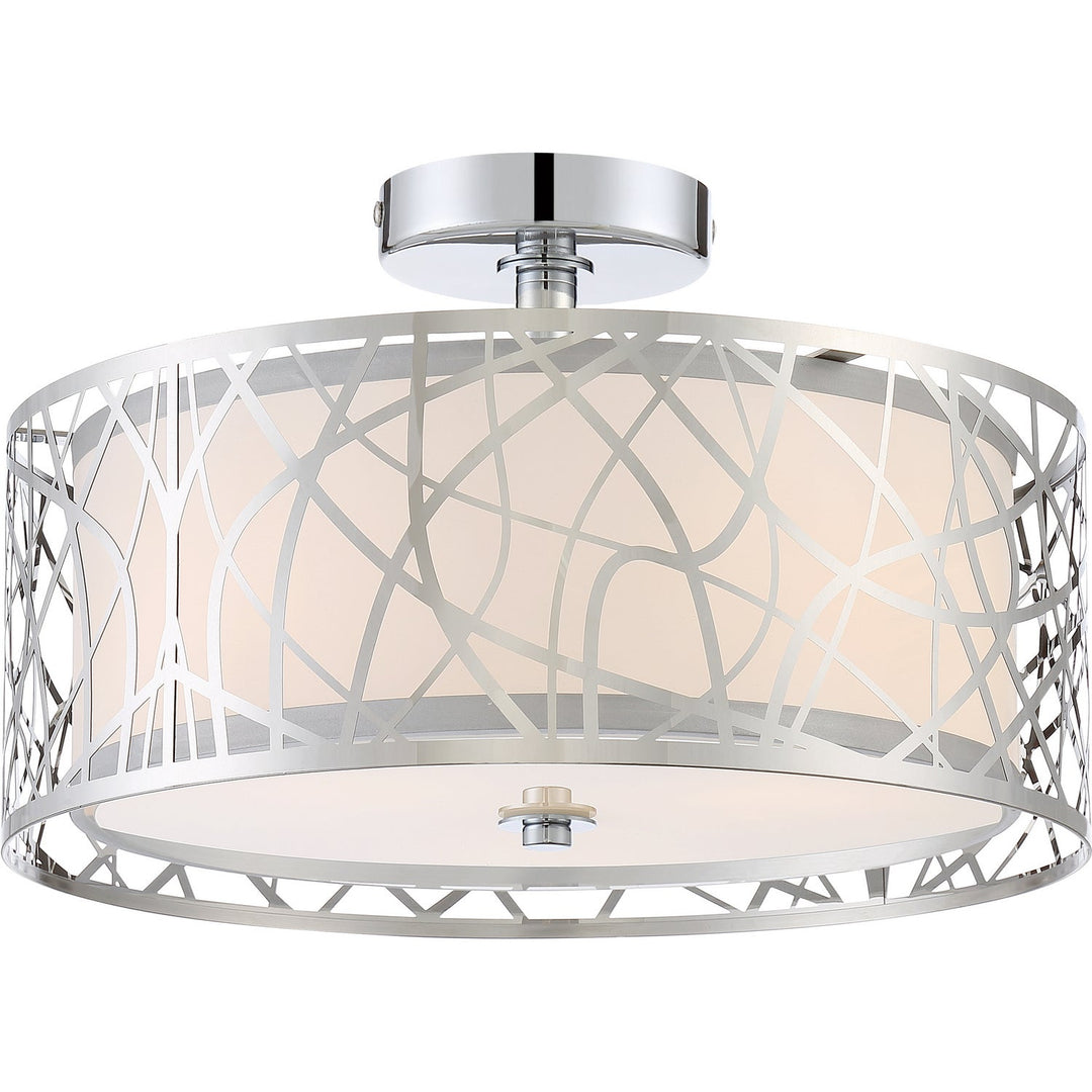 Quoizel Three Light Semi-Flush Mount
