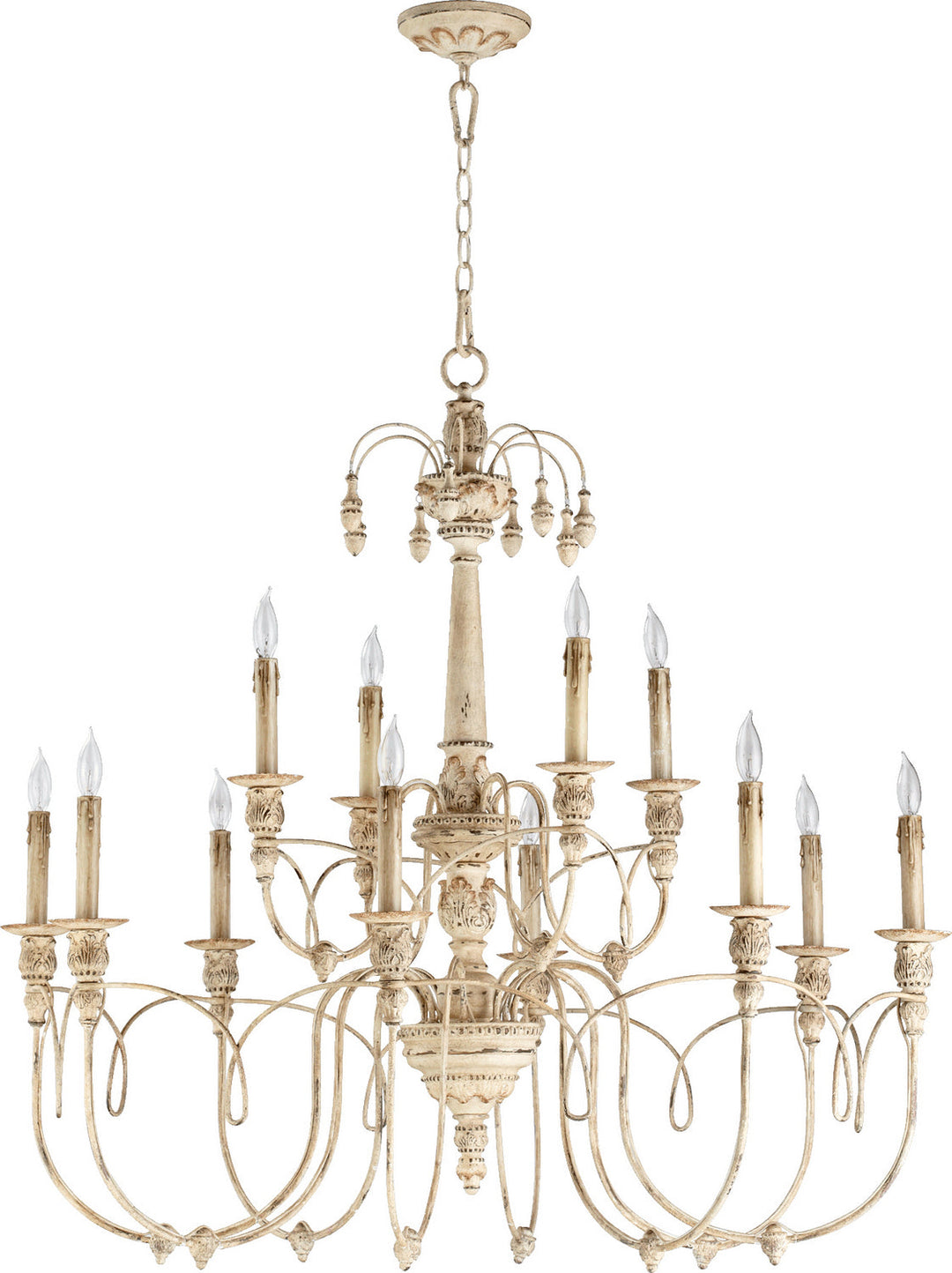 Quorum 12 Light Chandelier