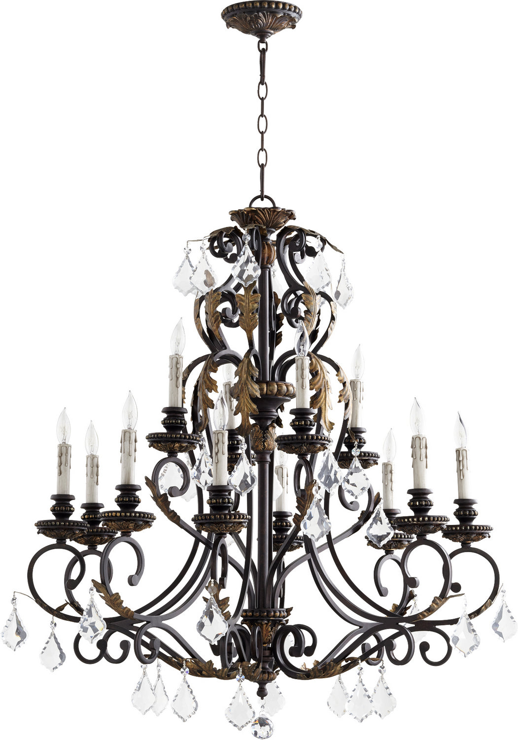 Quorum 12 Light Chandelier