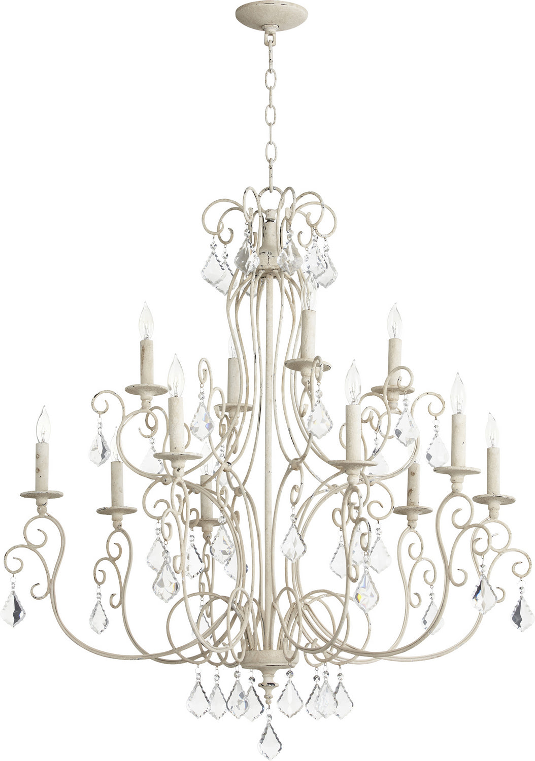 Quorum 12 Light Chandelier