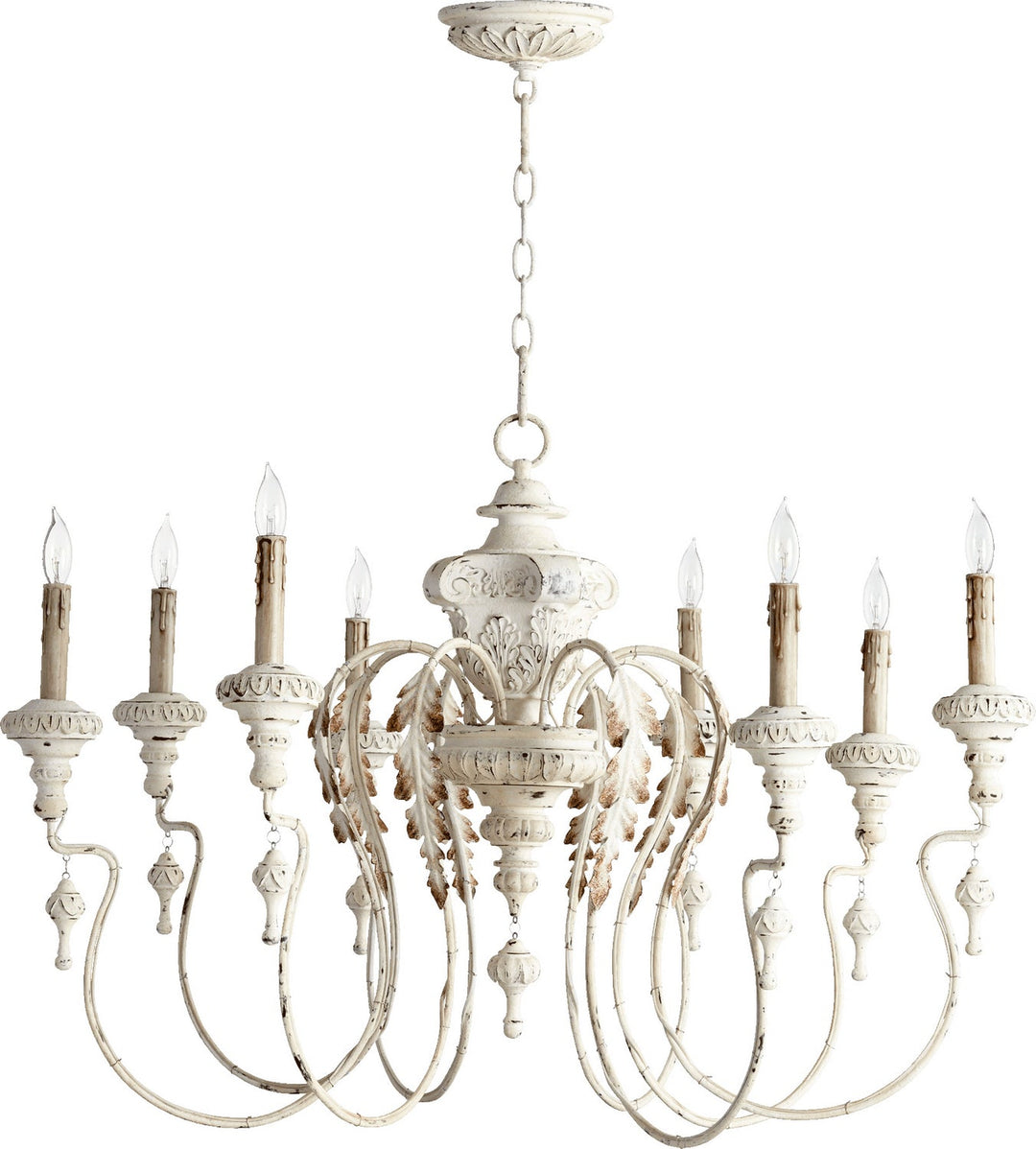 Quorum Eight Light Chandelier