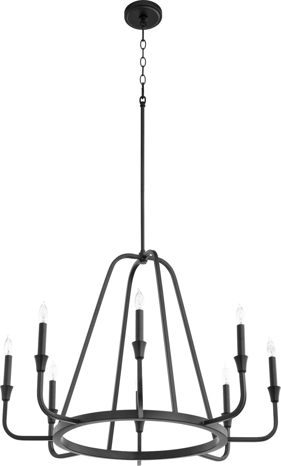 Quorum Eight Light Chandelier