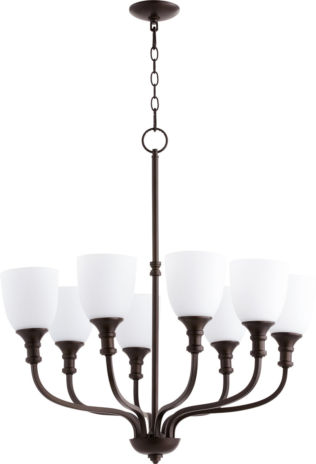 Quorum Eight Light Chandelier