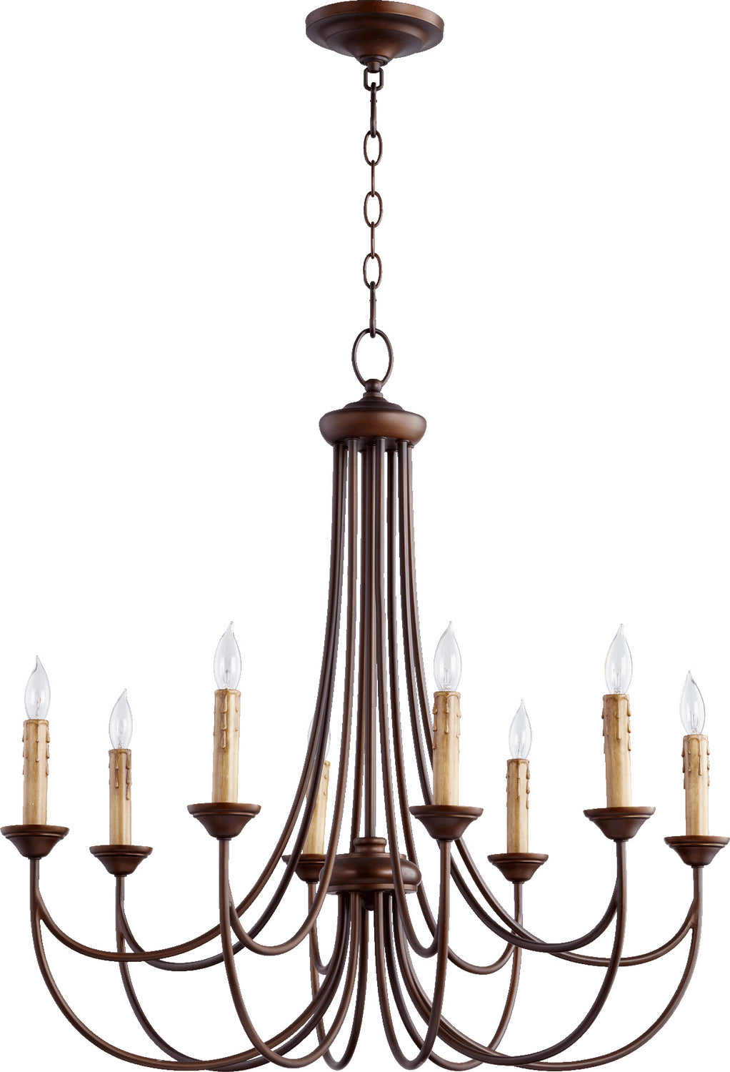 Quorum Eight Light Chandelier