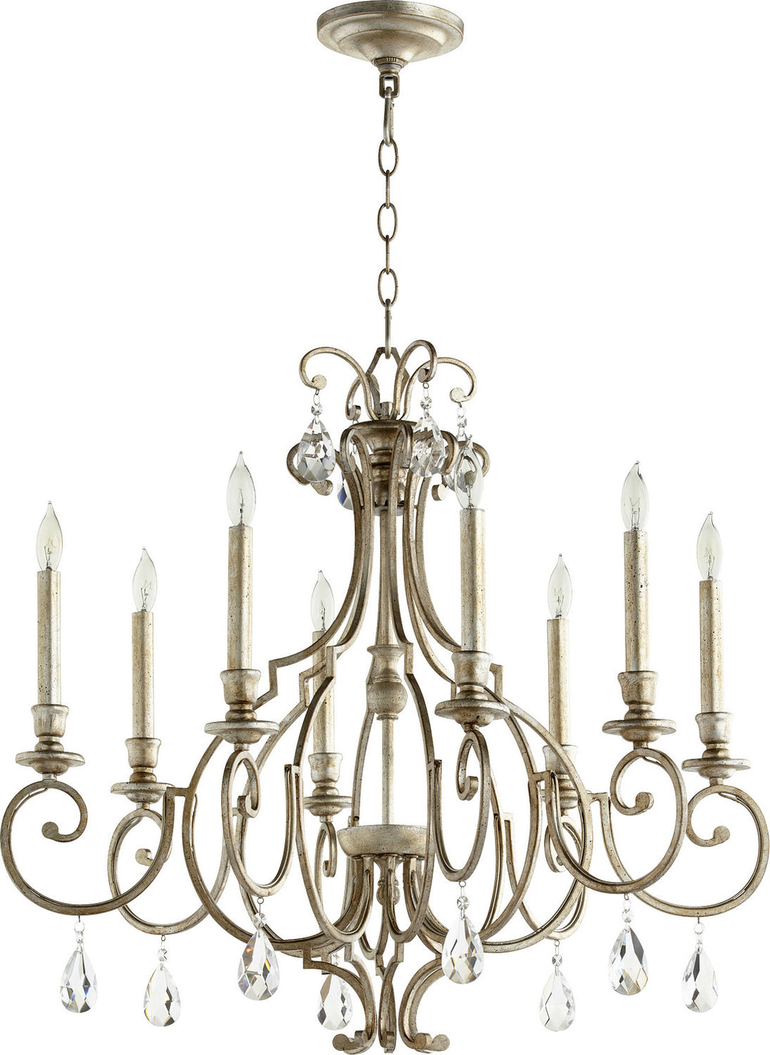 Quorum Eight Light Chandelier