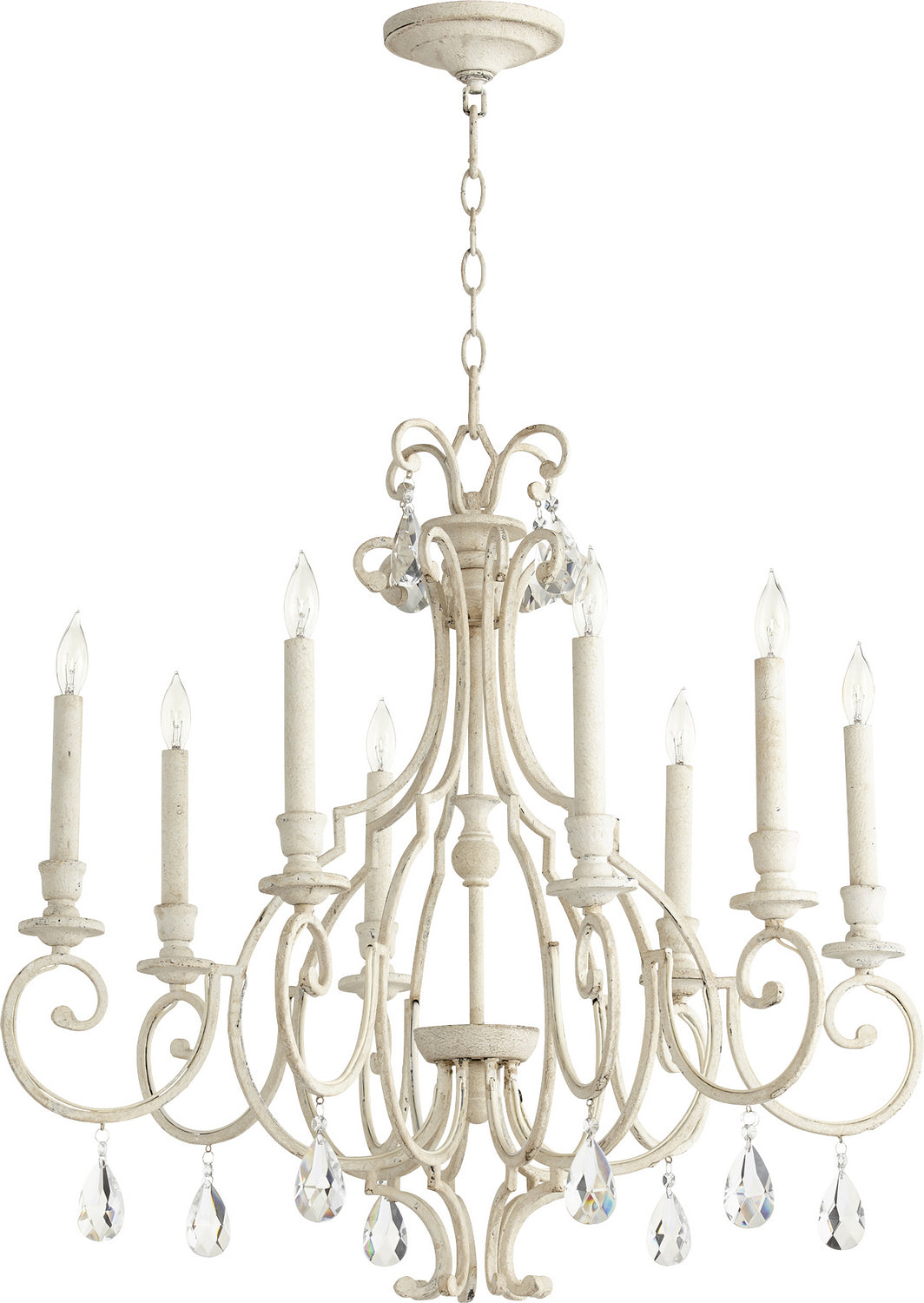 Quorum Eight Light Chandelier