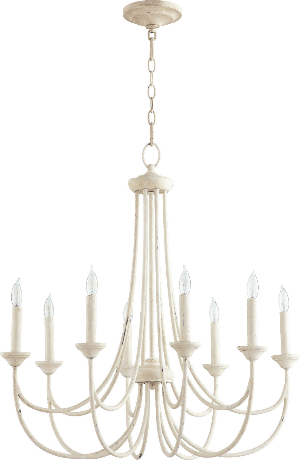 Quorum Eight Light Chandelier